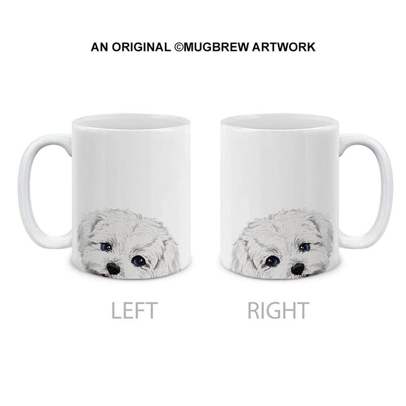 MUGBREW Maltese Dog Ceramic Coffee Mug Tea Cup, 11 OZ - Image 2